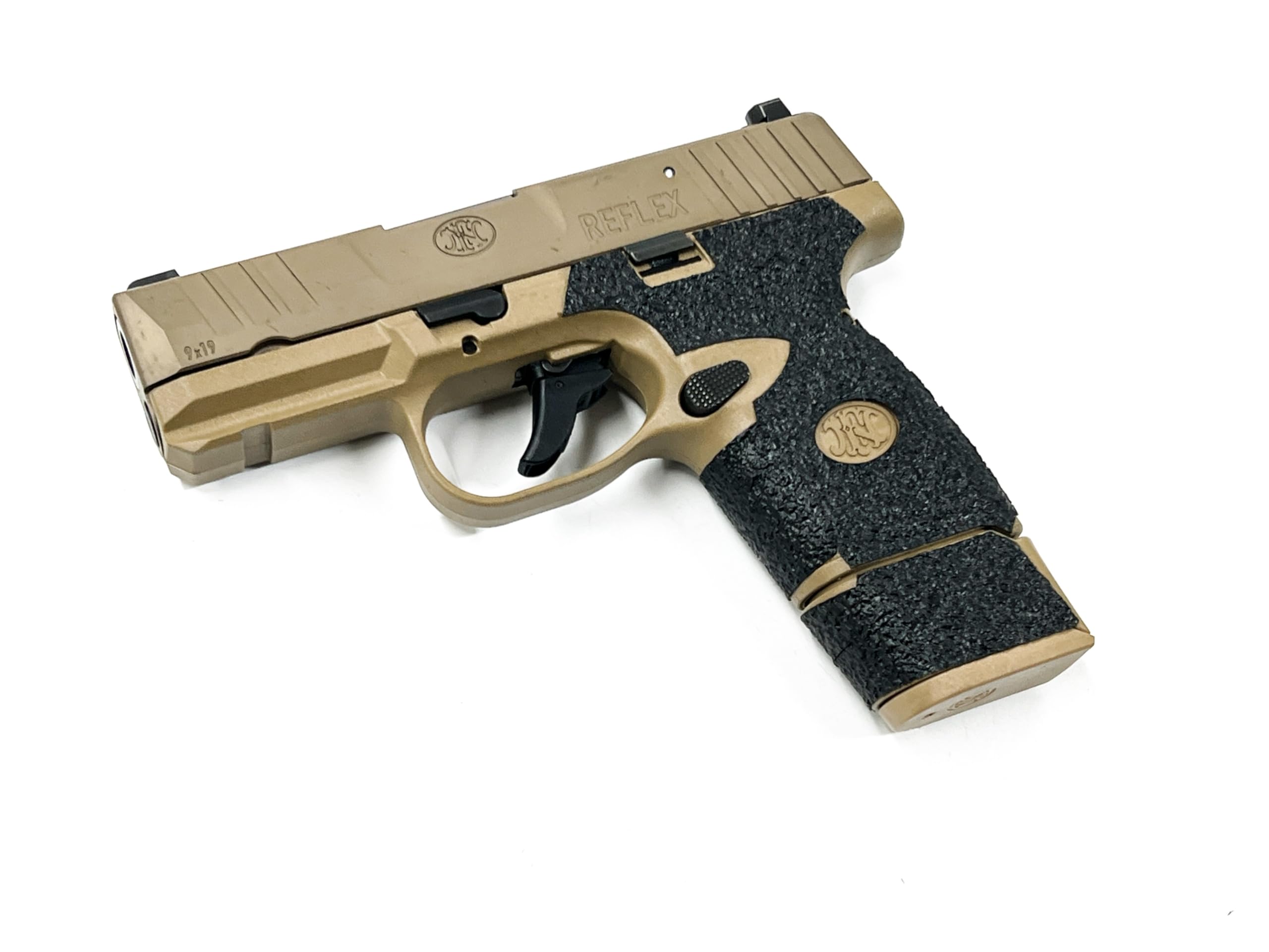 Handleitgrips Handgun Grip Tape Compatible with FN Reflex - Black Sandpaper Pistol Grip Tape, Easy Installation, Gun Parts & Accessories, Veteran Owned, Made in The USA…