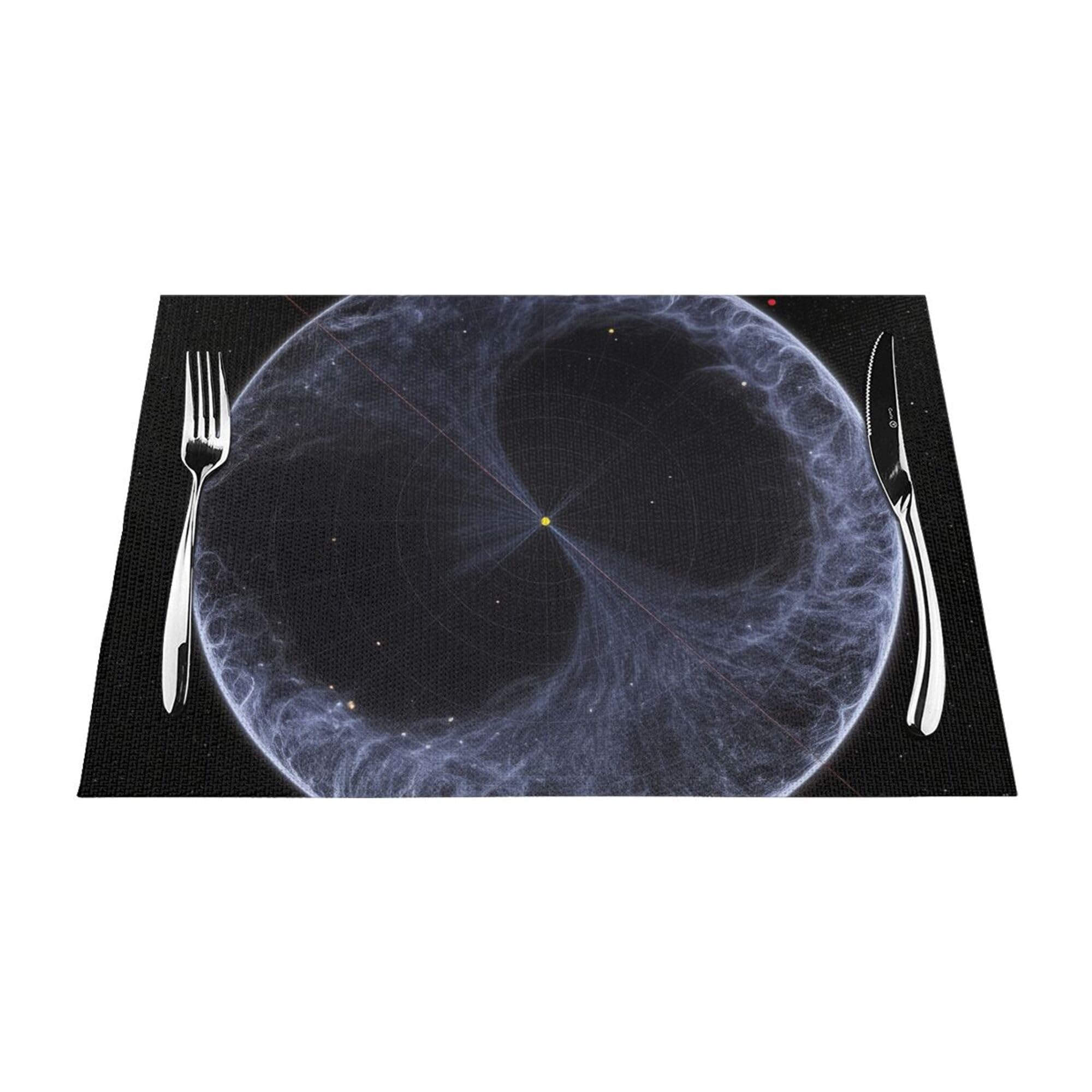 Sets de table impression artistique imperméables faciles à nettoyer