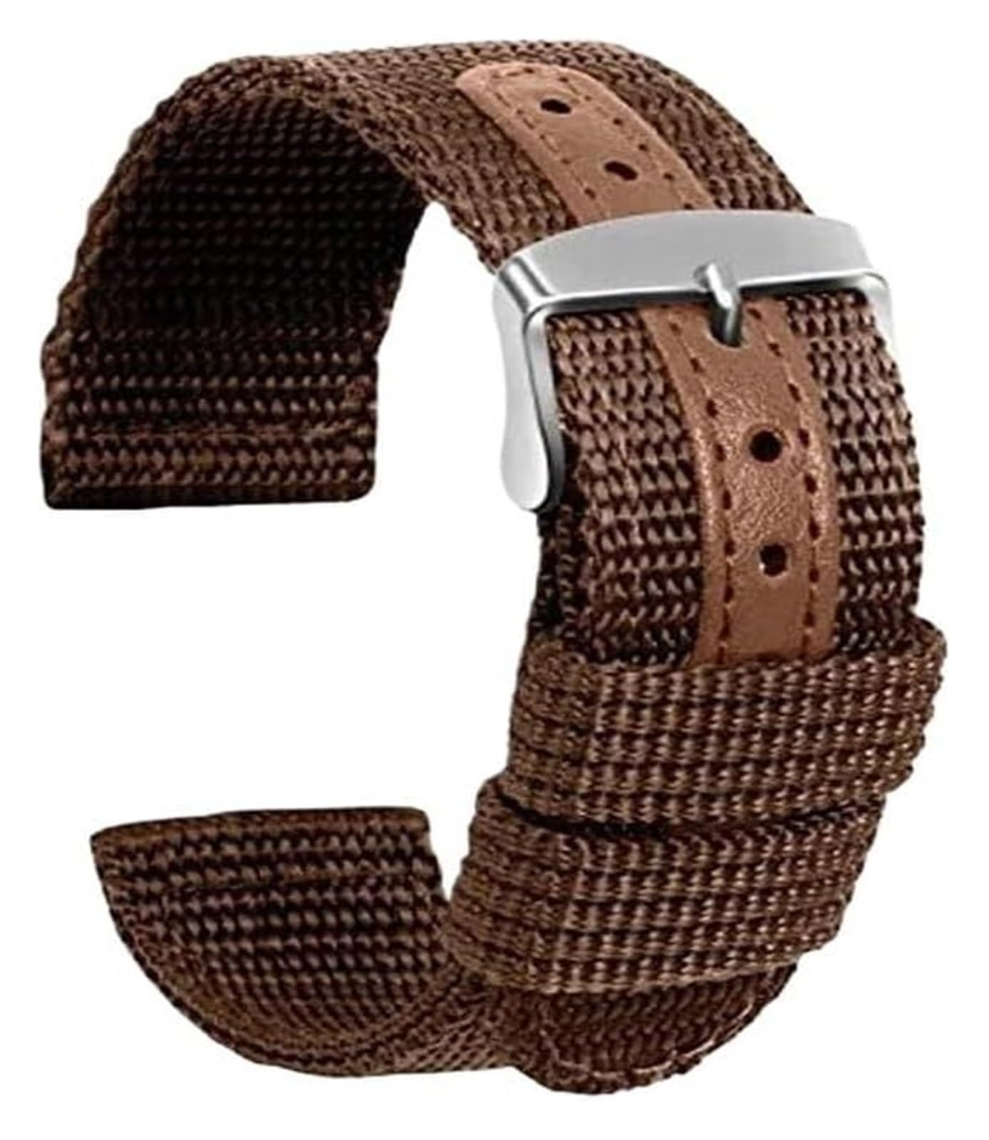 Remplacement du bracelet de la montre intelligente Bracelet universel tressé en Nylon, épais, de remplacement, for hommes et femmes, accessoires de ceinture, bracelet de montre en nylon
