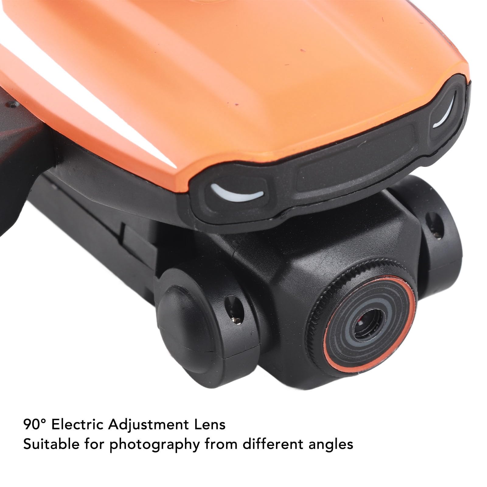 RC-Drohne mit Doppelkamera, Bürstenloser Motordrohne mit GPS-Ortung und Hindernisvermeidung, 2000-mAh-Akku und Fernbedienung mit Bildschirmanzeige (Einzelne Batterie)