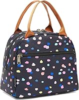 Vista 25 de Bolsa de almuerzo aislada FlowFly - Bolsa de asas organizadora para mujeres/hombres, Alpaca