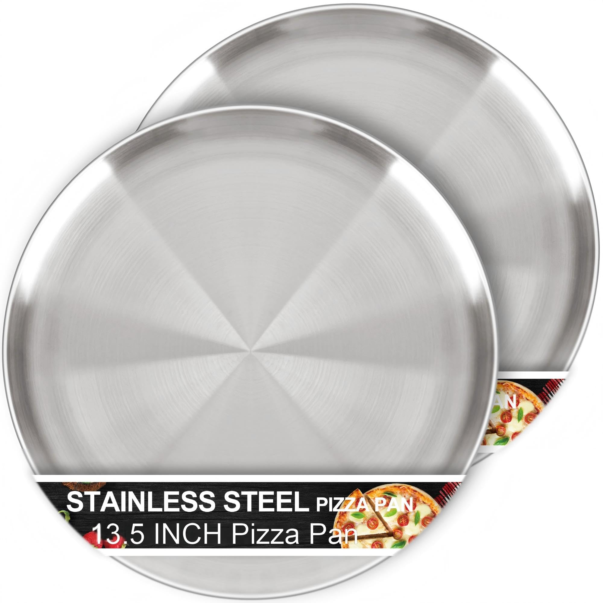AWTBDP 13&frac12; Inch Pizza Pan Set of 2