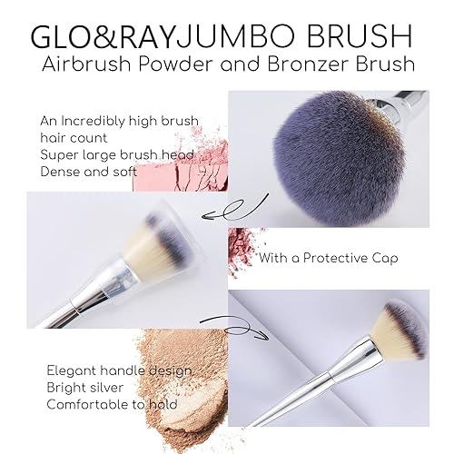 Miniatura 8 de Brocha de maquillaje de doble punta para base y corrector de primera calidad, perfecta para líquidos impecables, crema, polvo, mezcla de maquillaje,