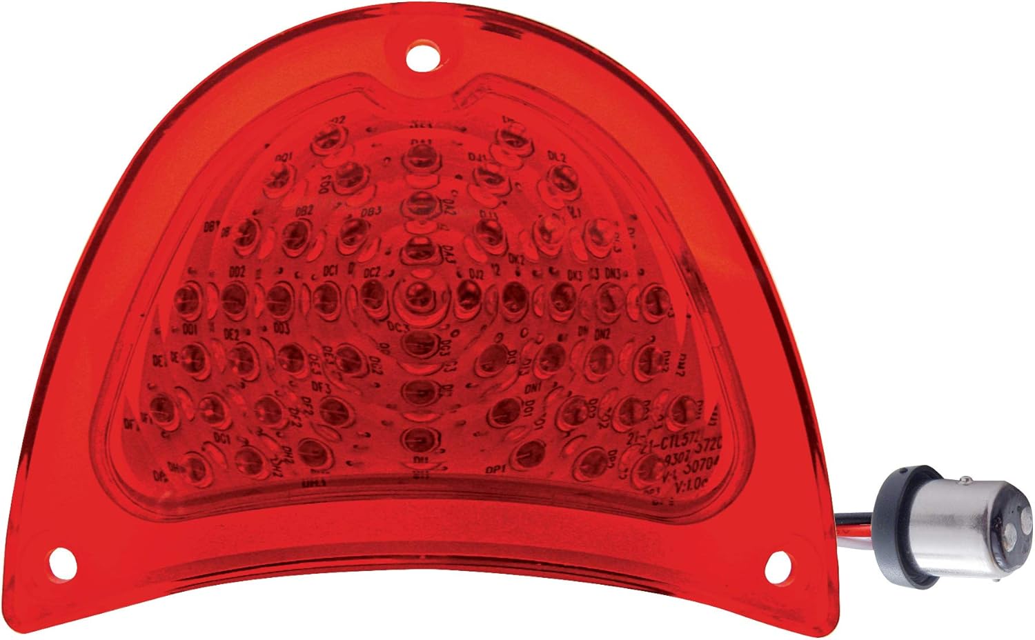 United Pacific CTL5720LED 51 LED Tail Light For 1957 Chevy Passenger Car, Easy Install, Polycarbonate Lens, Sealed Electronics, 12V DC – One Unit