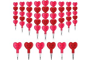 Zonon Stackable Heart Pencils for Valentine's Day