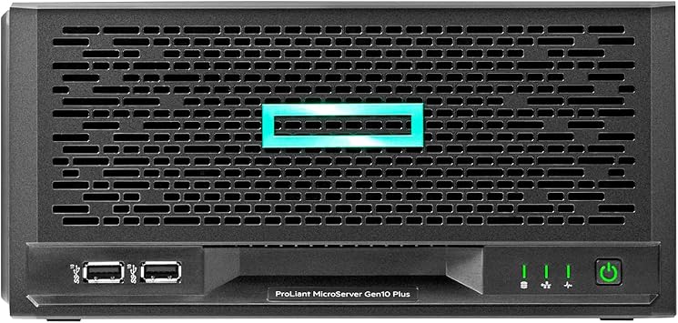 HP MicroServer Gen10 Plus Tower Server for Business, Xeon E-2224 3.4GHz, 64GB RAM, 16TB Storage, RAID, Windows Server 2019