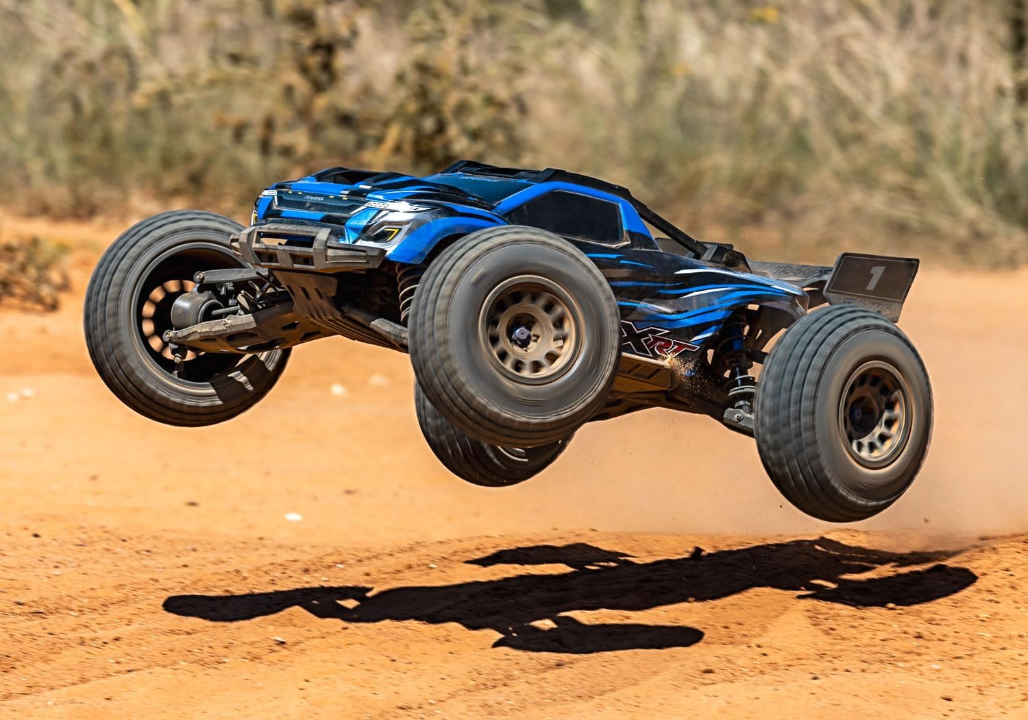 Traxxas 78086-4 - XRT Brushless 8S 4X4 Monster Truck RTR, w/TSM, Blue