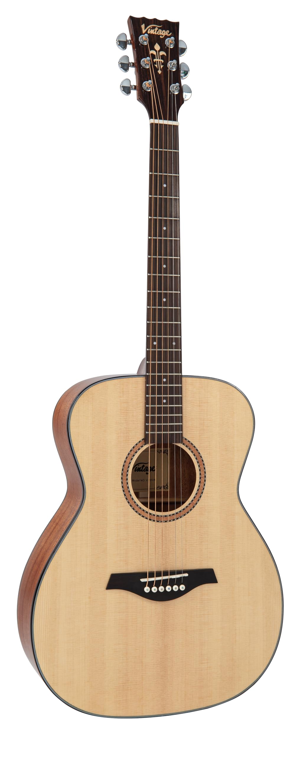 VINTAGE PERFORMER SERIES ACOUSTIC GUITAR – ORCHESTRA OM – NATURAL GLOSS