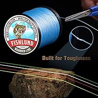 Vista 3 de Línea de pesca trenzada, trenza de línea de pesca resistente a la decoloración, fuerte, suave, redonda, sensible, línea trenzada de libra de prueba