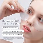 Under Eye Patches Korean Skincare: Gel Eye Mask for Puffy Eyes Dark Circles & Eye Bags with Caffeine Hyaluronic Acid & Niacinamide - Undereye Hydrating Wrinkle & Cooling - Vegan Cruelty-Free, 30 Pairs