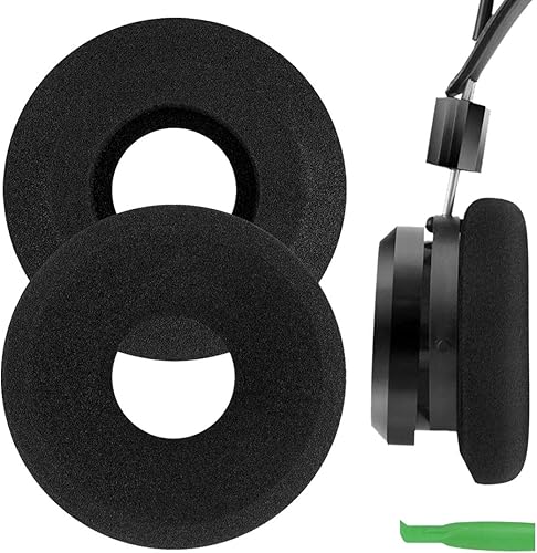 Geekria Almohadillas de repuesto de espuma Comfort para auriculares GRADO PS1000, GS1000, SR80e, SR80i, SR125i, SR225i, SR60, SR80, SR125 GW100x,