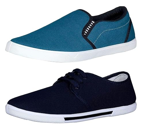 Casual Loafers and Sneakers Shoes (Navy 