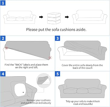 MAXIJIN 2 Piece Jacquard Chair Covers with Arms Super Stretch Non Slip Chair Slipcover for Living Room Dogs Pet Friendly Elastic Sofa Couch Protector Armchair Cover (Chair, Army Green)