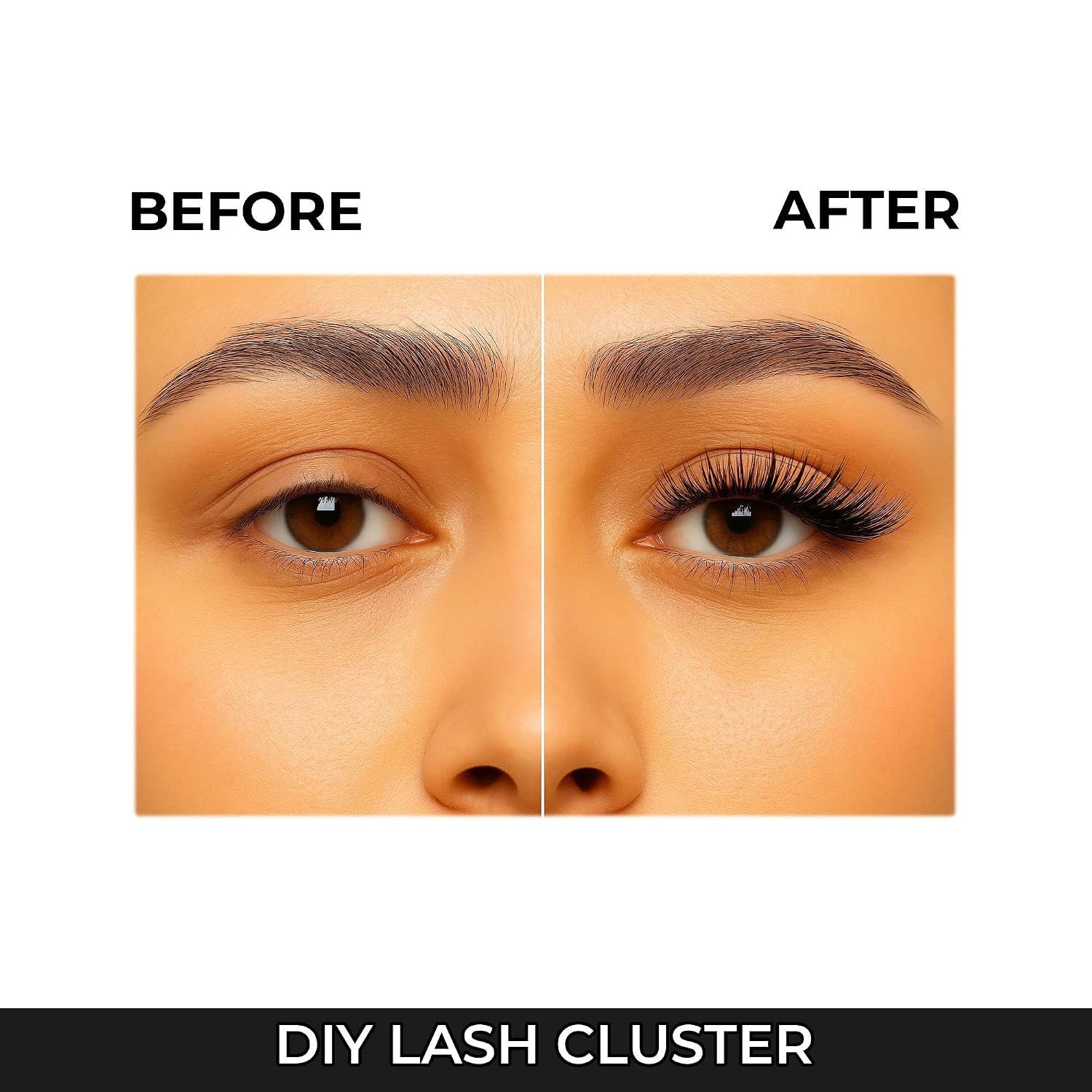 DIY Lash Cluster Extension Kit - 3 Styles (Volume, Hybrid, Wispy) with Bond, Sealer & Precision Tweezer - Soft False Eyelashes