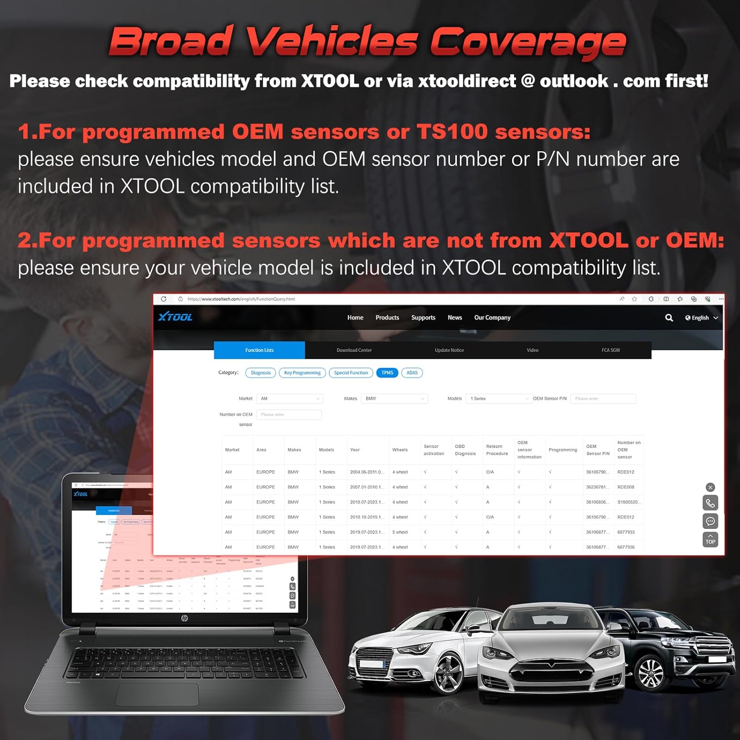 XTOOL TP150 TPMS Programming Tool, 2026 TPMS Relearn Tool, Activate/Relearn/Diagnosis All Known TPMS Sensors, Program XTOOL TS100 Sensors (315/ 433MHz), TPMS Reset Tool TPMS Programmer