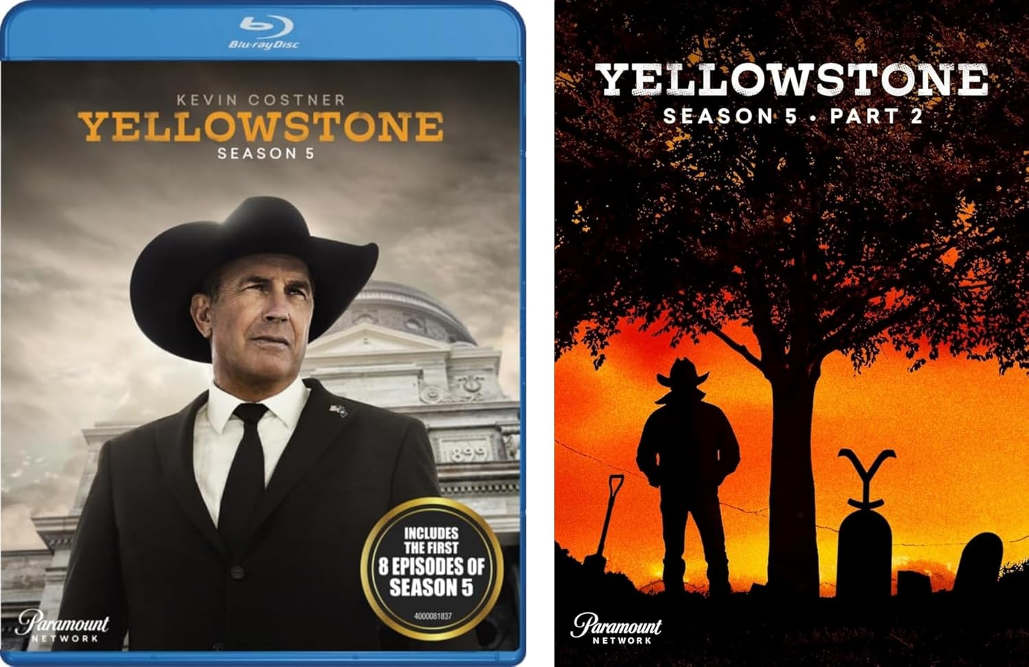 Yellowstone Complete Season 5 Blu-ray Set - Parts 1 and 2