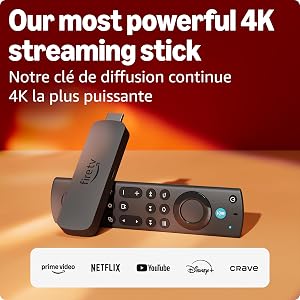 Amazon Fire TV Stick 4K Max (newest model), streaming device, supports Wi-Fi 6E, free & live TV without cable or satellite, Designed for Alexa+
