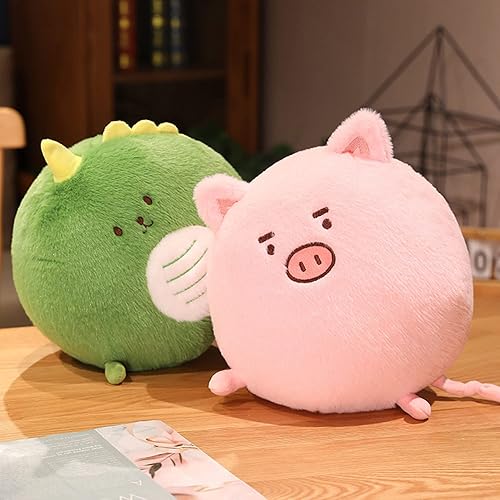 Miniatura 6 de Almohada redonda de peluche de dinosaurio para abrazar, almohada redonda de dinosaurio, regalo de anime de dinosaurio para niños y amantes en