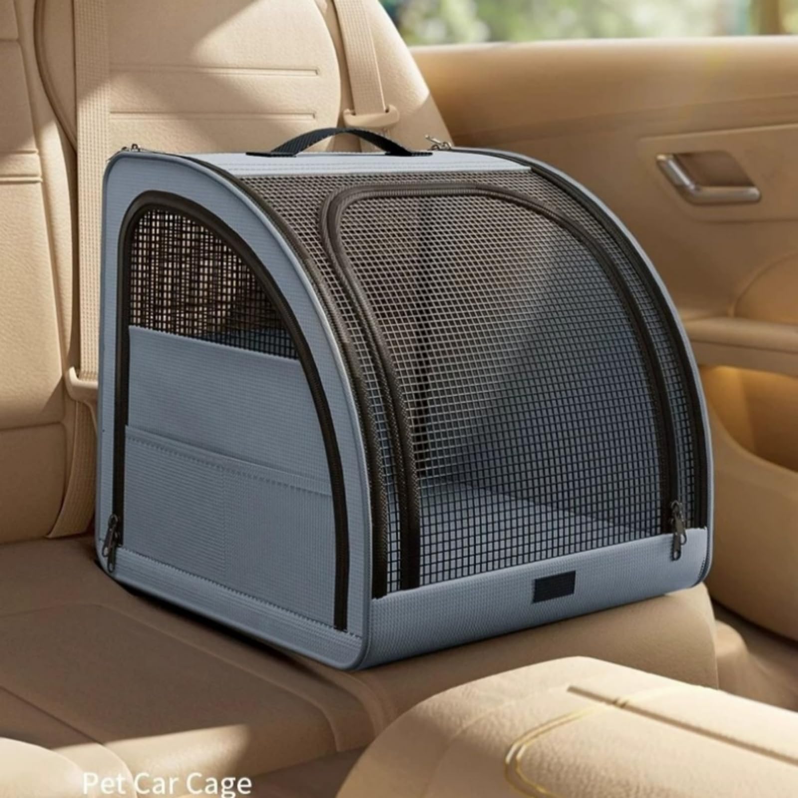 Borsa Viaggio Animali Portabile Traspirante Pet Zaino Trasportatore per Gatti E Piccoli Cani, Pieghevole Resistente Ai Graffi Cane Kennel di Escursioni Viaggi-2