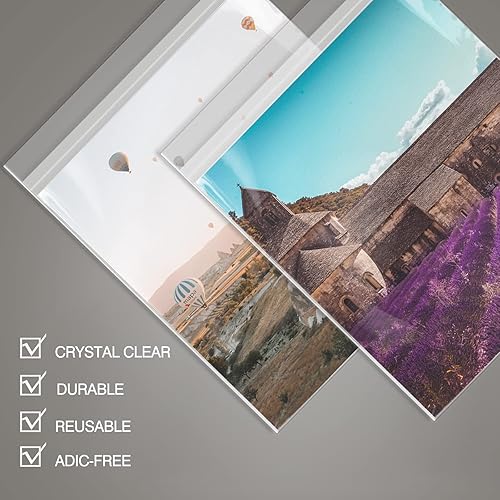 Miniatura 3 de Mat Board Center, paquete de 50 bolsas de almacenamiento de 16 38 pulgadas x 20 18 pulgadas, sin ácidos, para impresiones artísticas, imágenes,