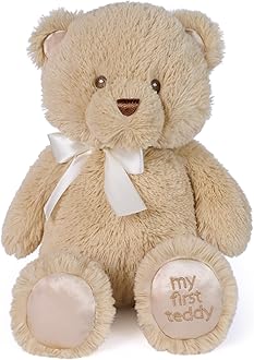 Baby GUND My 1st Teddy Bear Stuffed Animal Plush, Tan 10"