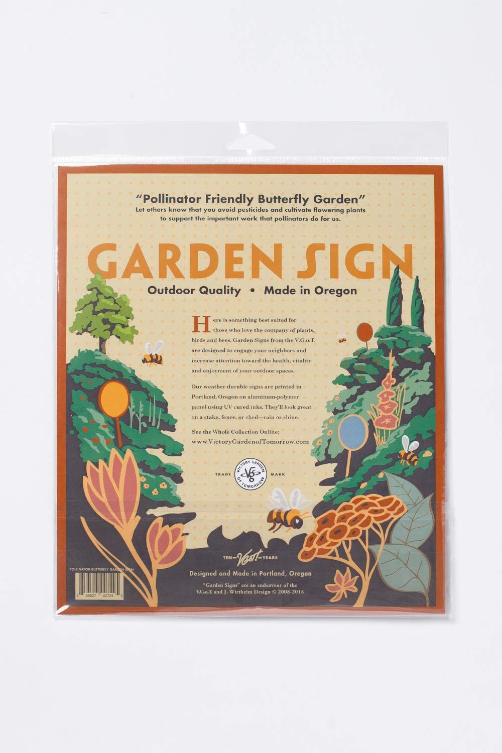 Pollinator Friendly Butterfly - Garden Sign