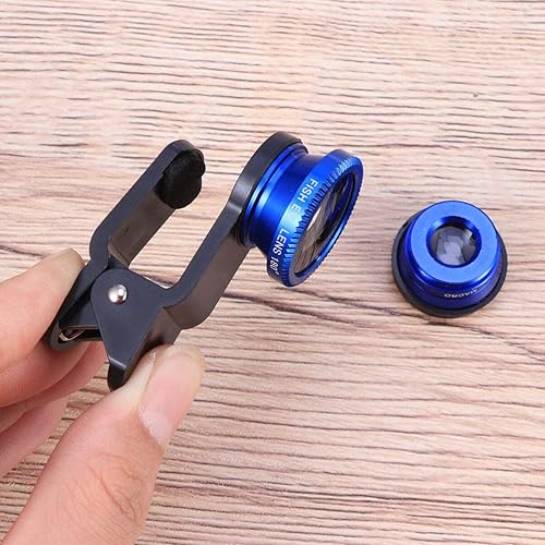 Miniatura 2 de ULTECHNOVO Lente ojo de pez macro gran angular 3 1 Teléfono móvil Lente Macro Teléfono Móvil Lente Gran Angular Lente Lente Gran Angular Accesorios