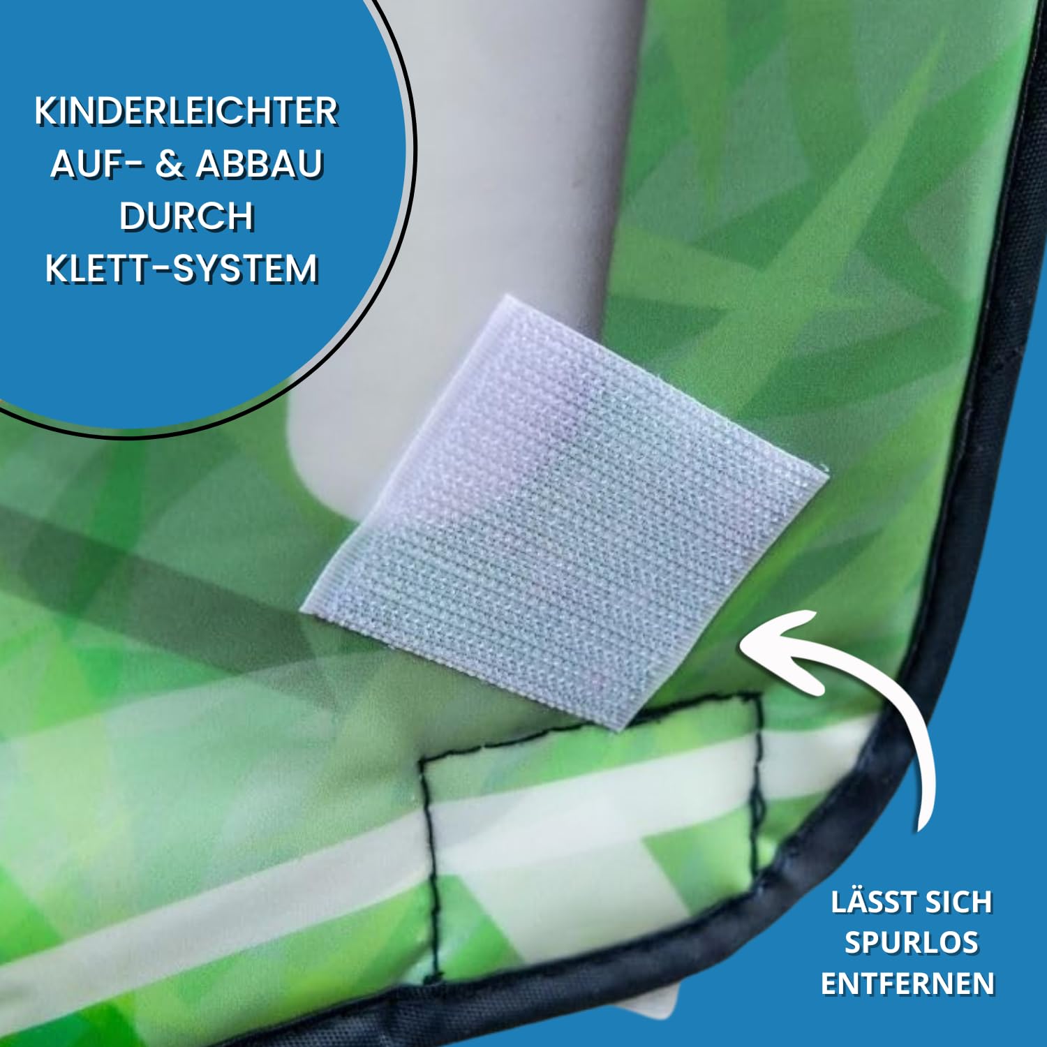 Electro Keeper – Elektronische Torwand & Fußballmatte mit 2 Spieler Punktezähler – Fußballspiel für Indoor & Garten – Fussballtor Geschenk für Jungen & Kinder – inkl. Ball & Pumpe