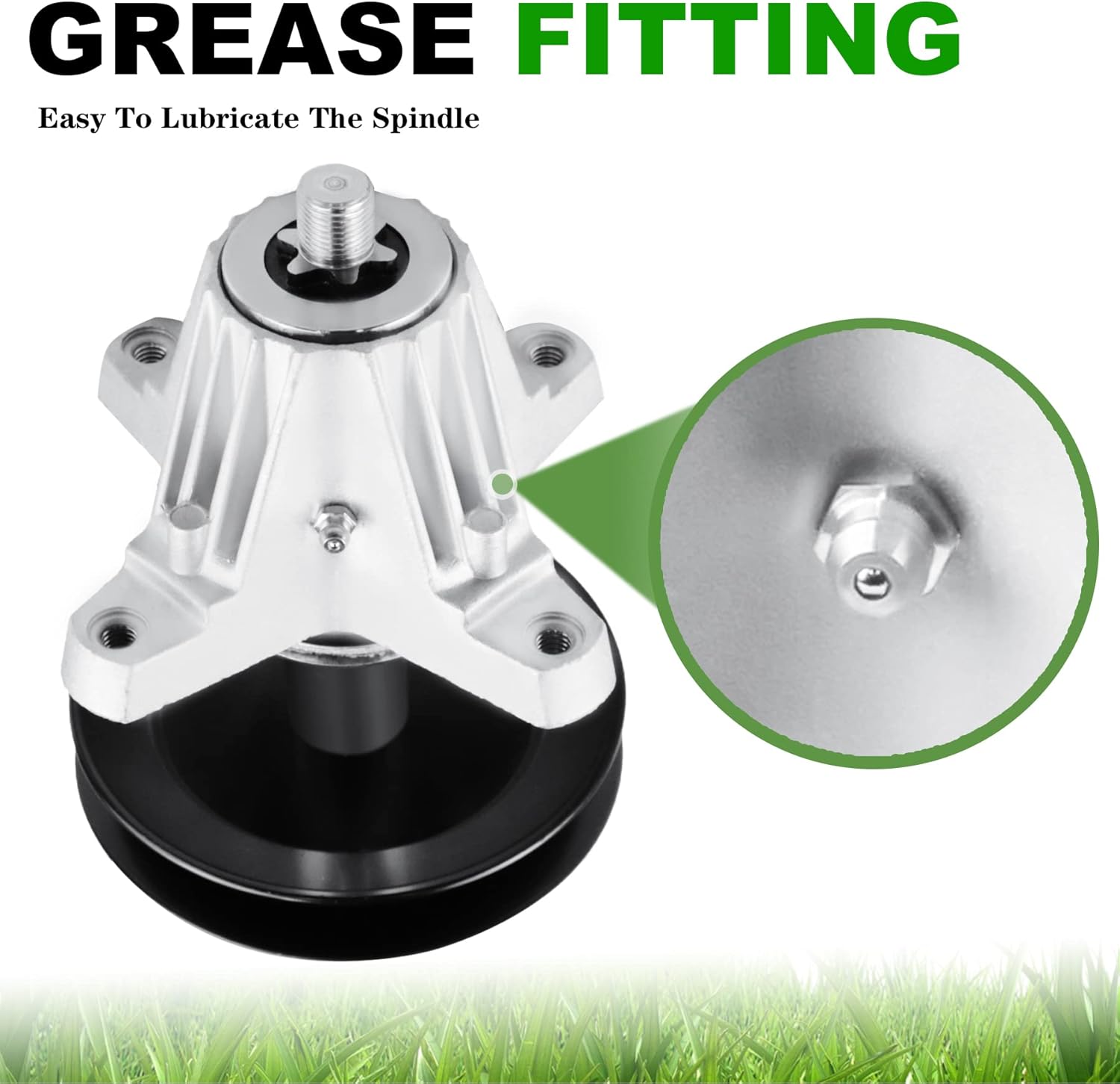918-06980 618-06980 Spindle for 50" Cub Cadet ZT1-50 RZT-L50 RZT-S50 ZT-L50 XT1-GT50 Troy-Bilt Mustang 50 Craftsman Z550 G8300 G8200 ZS6700 (3 Pack)