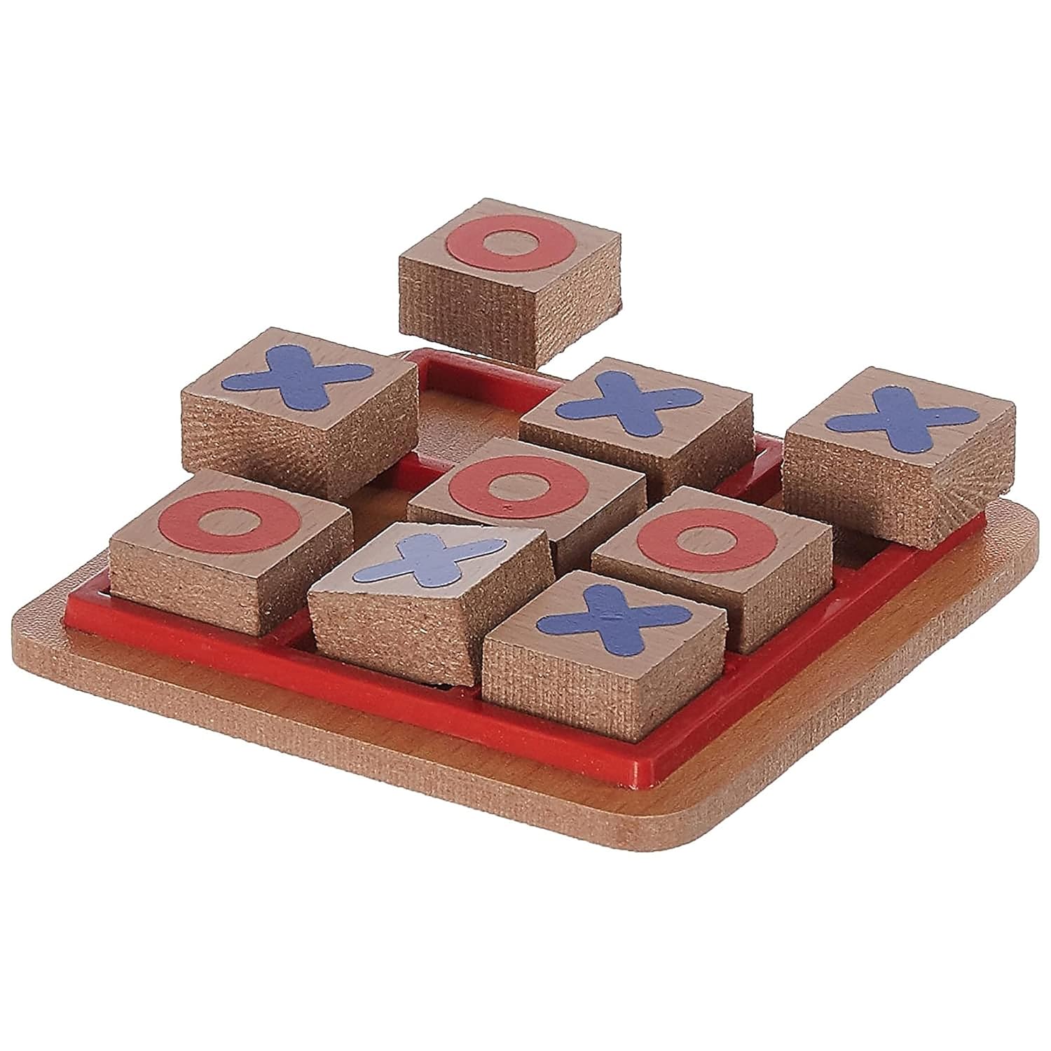 Mini Wooden – Tic Tac Toe Game Toy, Fun for Everyone, Mind Challenging Cross & Zero Family Board Game for Kids & Adults, Birthday Return Gifts for Kids (Tic Tac Toe, 2, Piece) Toy Review India (Iknoor World )