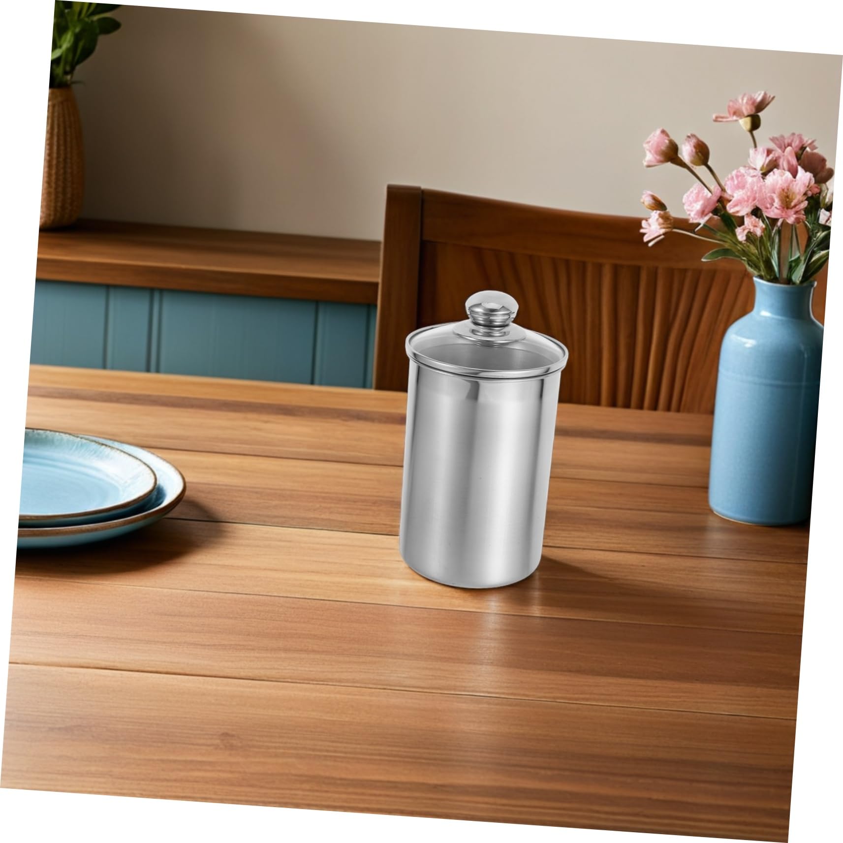 Ipetboom 2 Piezas De Tarro Hermético Para Alimentos Contenedor De Alimentos Frascos Herméticos Sellados Contenedor Para De Café Contenedor Para De Café Contenedores K