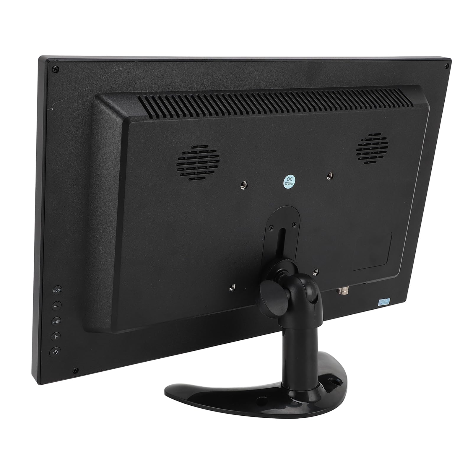 Asixxsix Monitor de Seguridad, 14 Pulgadas 1920x1080 cámara de Seguridad de la Pantalla del Monitor, PC NVR Ordenador, DVR Monitor, Built-in Dual Speakers, BNC, AV, VGA, HDMI, (Enchufe de