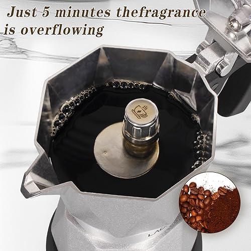 Miniatura 6 de Cafetera de una sola porción para K Cup y café molido, cafetera eléctrica de café expreso, cafeteras eléctricas modernas, olla eléctrica para moka