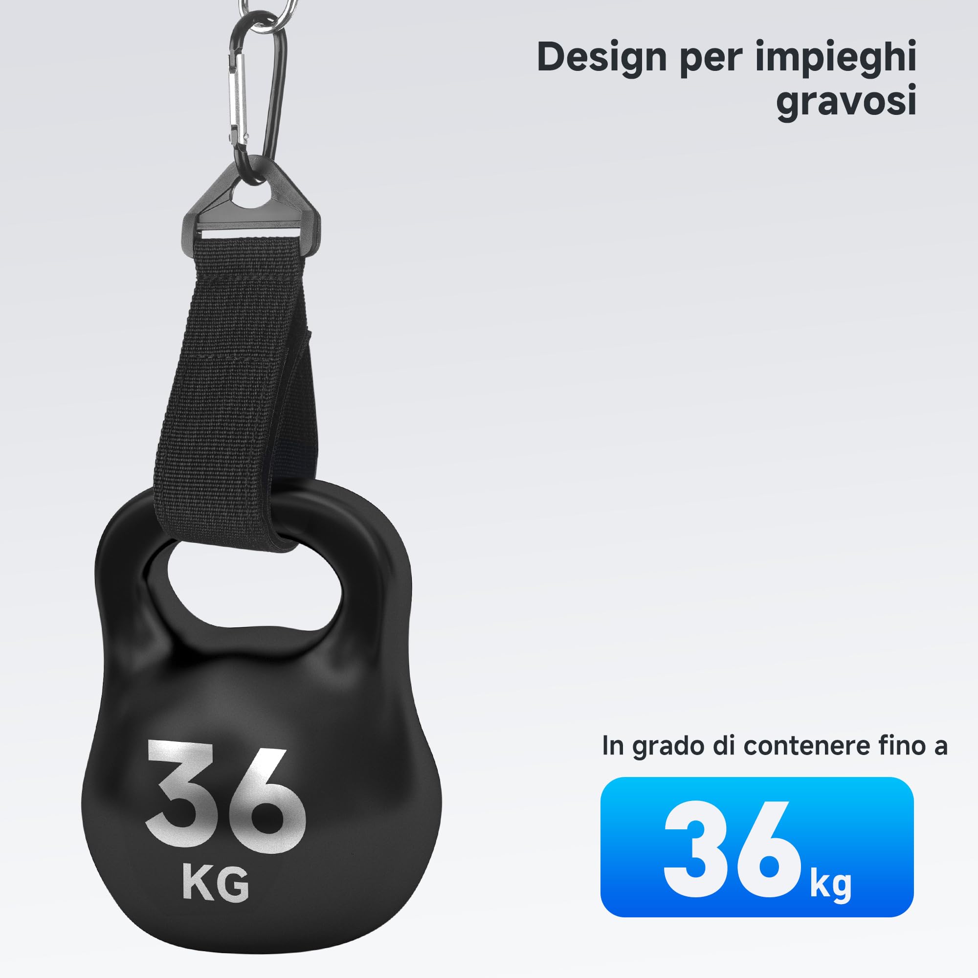 Cable Matters Confezione da 5 cinghie organizzatrici per cavi di prolunga con fibbia in metallo, capacità di carico di 36 kg, supporto per cavi di prolunga con cinghie a strappo da 40 x 3,8 cm