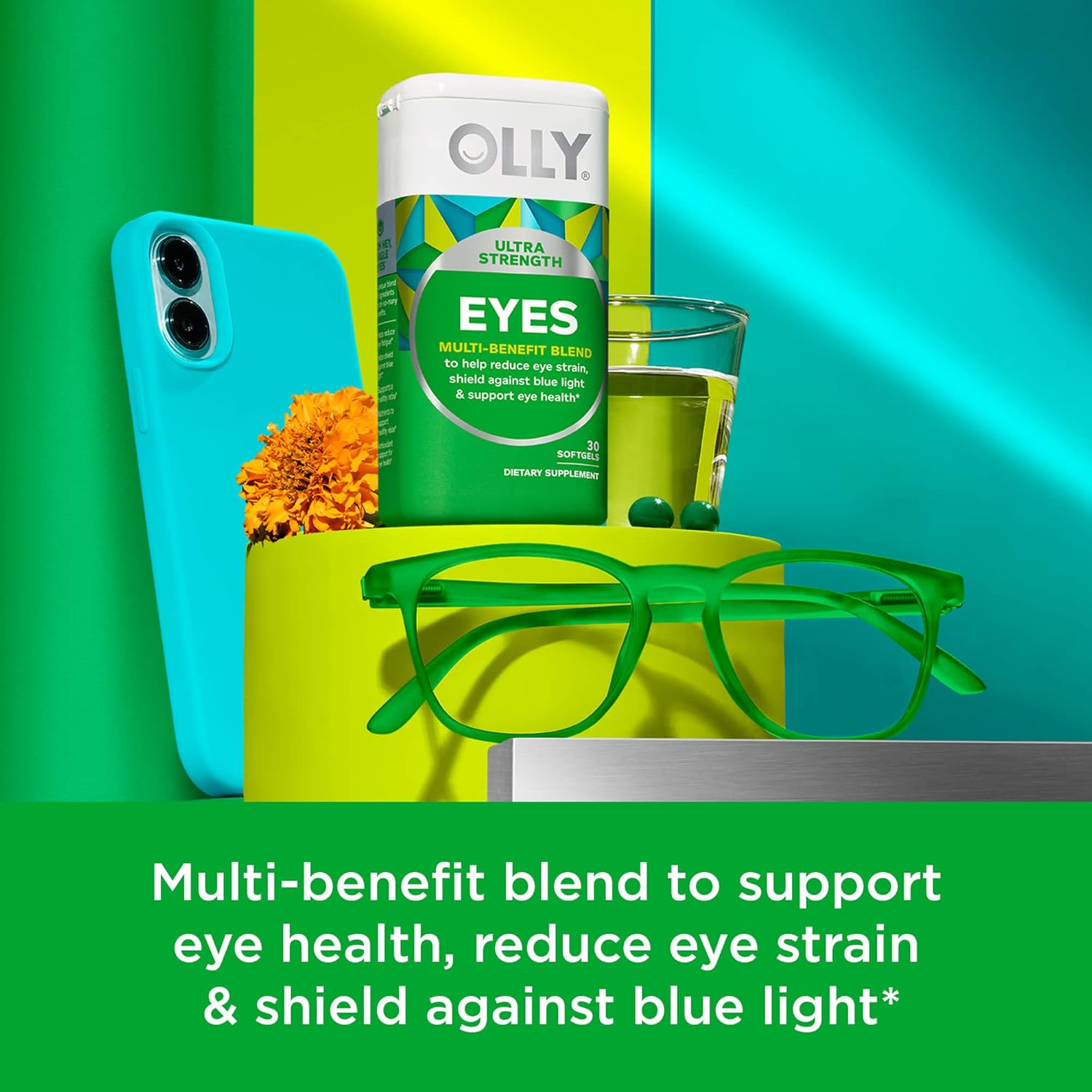 Buy OLLY Ultra Strength Eye Softgels, Blue Light Eye Supplement with