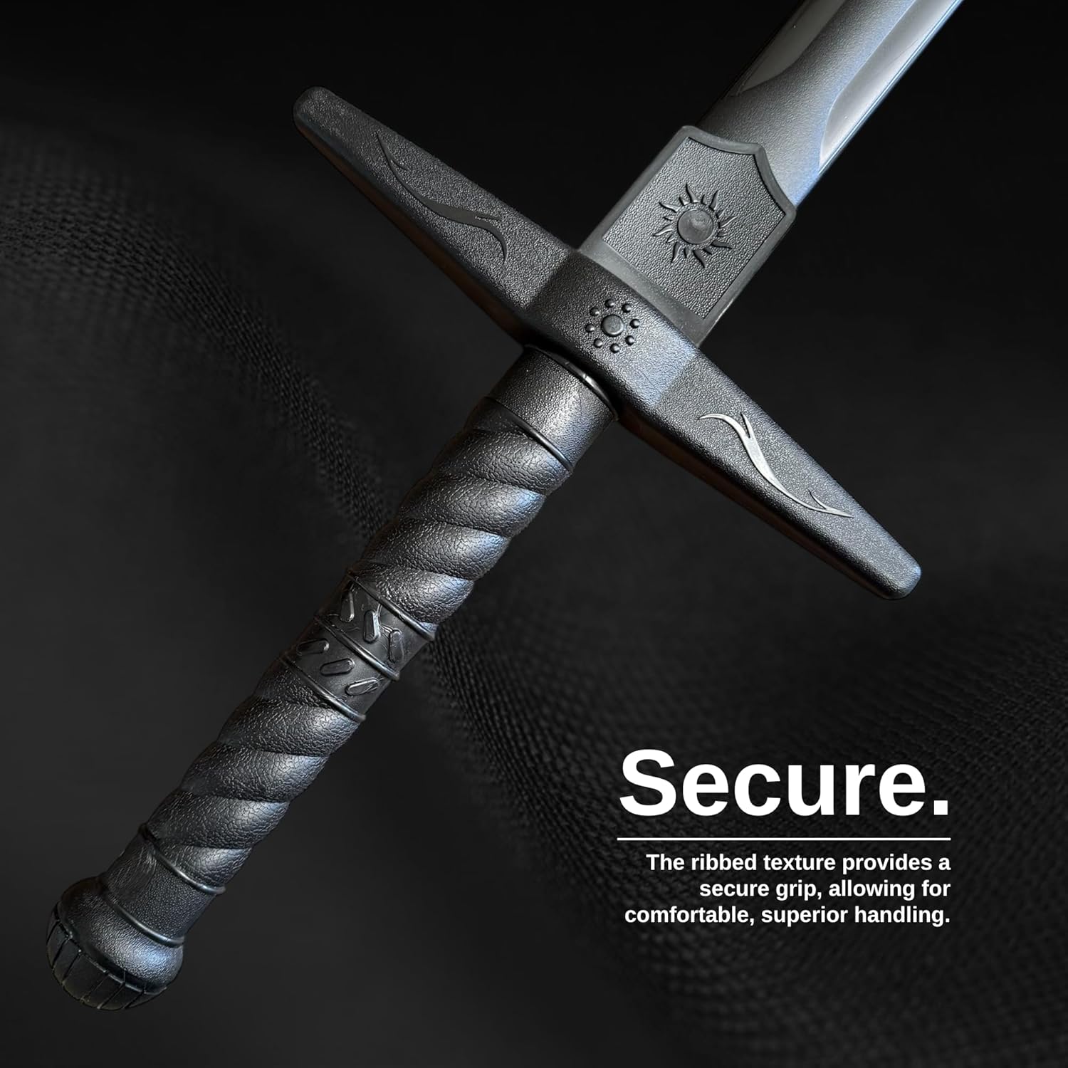 E-BOGU Polypropylene Two Hand Western Black Sword (40") - Image 5