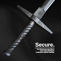 Vista 5 de E-BOGU Espada occidental de dos manos de polipropileno negra (40")