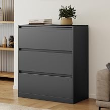 AMERLIFE Modular DIY 3-Drawer Storage Cabinet, 32 x 16 x 36 Inch