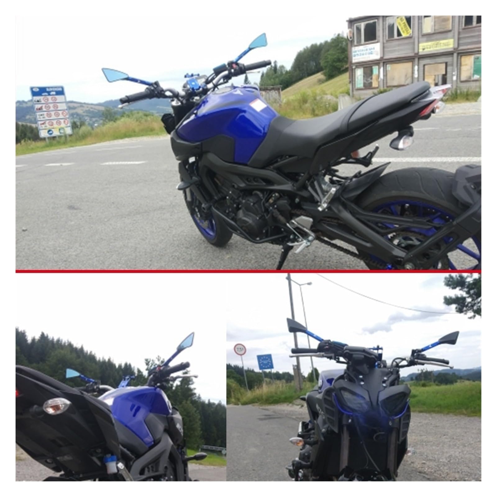 Rétroviseurs Latéraux De Rétroviseur De Moto pour Be&Nelli RKS125 TNT15 TNT150 TNT125 TNT135 TNT300 TNT600 Guidon Miroirs Arrière