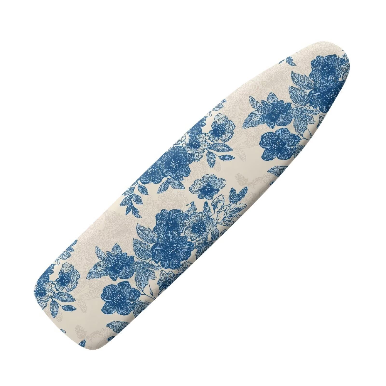 Oamsistay Standard Ironing Board Cover with Elastic Edge and Loop Non-Slip Fasteners Scorch and Stain Resistant Ironing Board Cover Floral