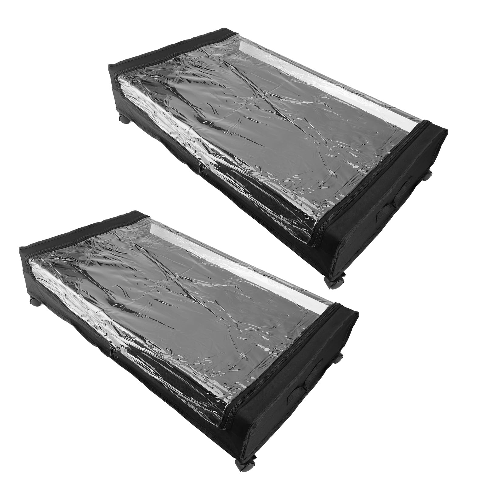 Tonysa Rolling Under Bed Container with Wheels 80x43.5x16cm (2 set)