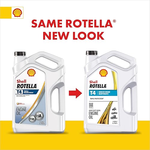 Miniatura 20 de Shell Rotella Aceite de motor T4 Triple Protection 15W-40, 1 cuarto de galón (paquete de 6)
