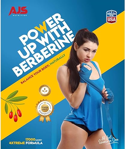 Miniatura 8 de AJS - Suplemento de berberina con canela de Ceilán y Ginkgo Biloba - Suplemento de apoyo para el azúcar en sangre, berberina HCl de alta potencia