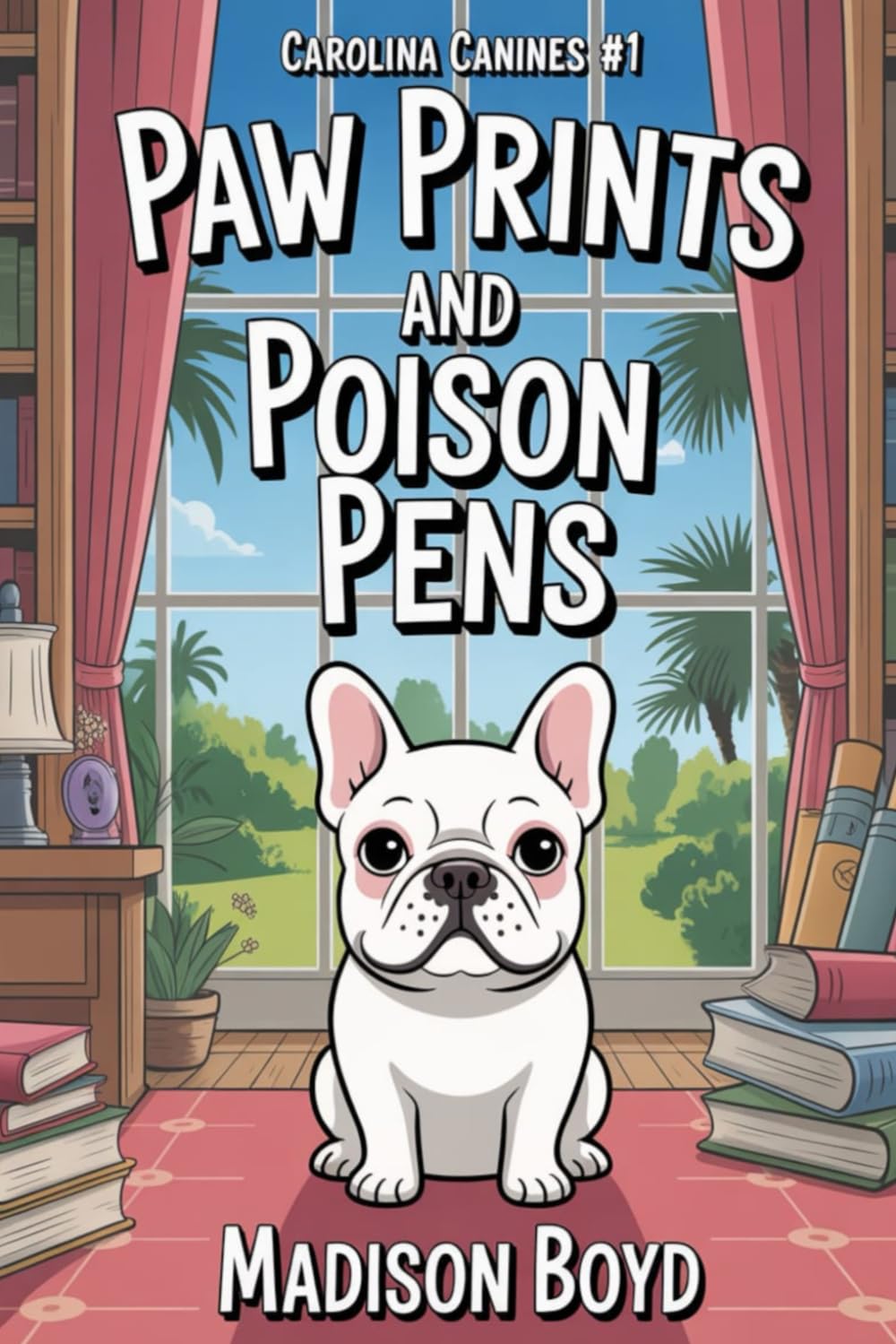 Paw Prints and Poison Pens: A Carolina Canines Cozy Mystery (Carolina Canine Mysteries)