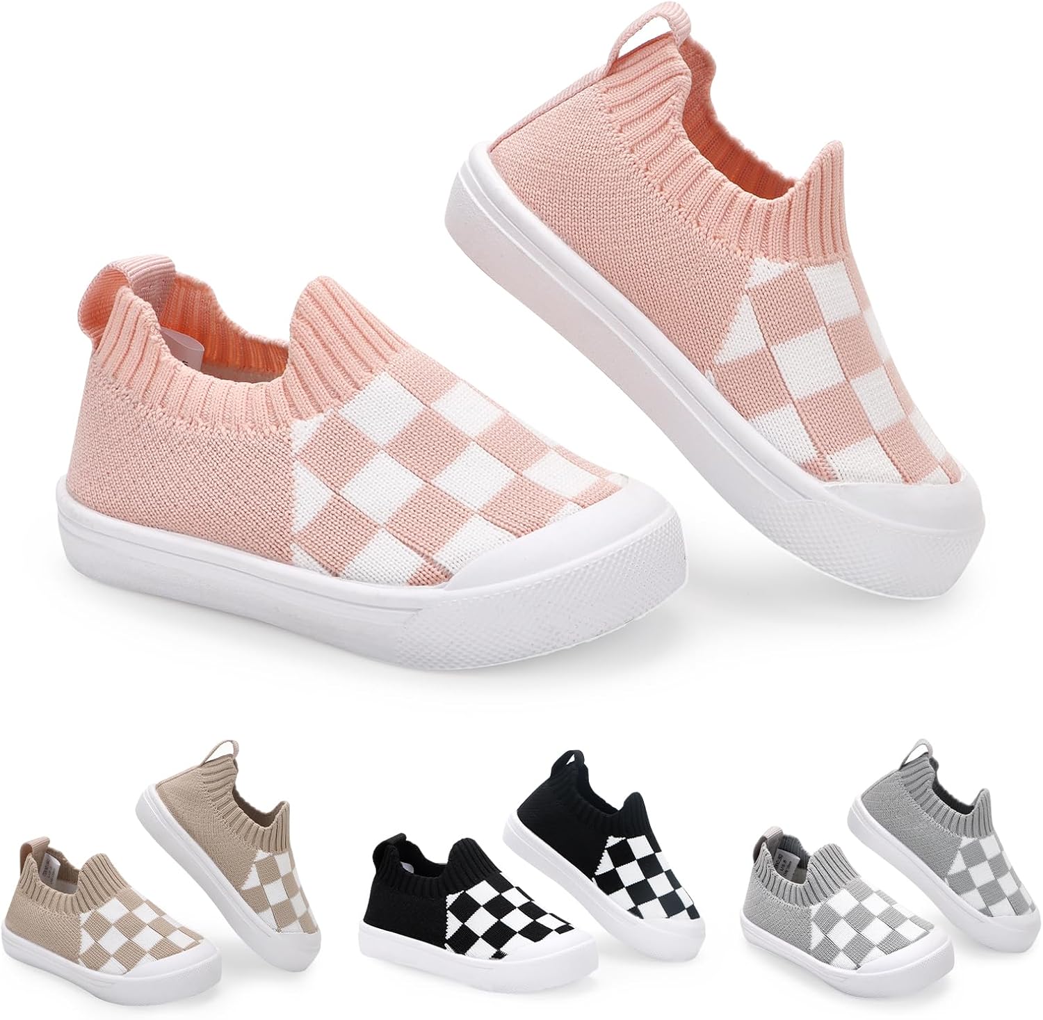 Mesh Toddler Shoes,Baby Sneakers Girls Boys, Baby Sock Shoe,Slip-On Baby Walking Shoes,Breathable Toddler Tennis Shoes,Baby Non-Slip Breathable Slippers with Soft Rubber Soles 6 9 12 18 24 Months