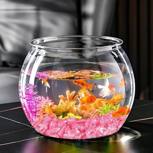 Miniatura 2 de Kaiyuan Dynasty 100 rocas rosas para pecera, rocas brillantes para pecera, piedras que brillan en la oscuridad, decoración de acuario, piedras