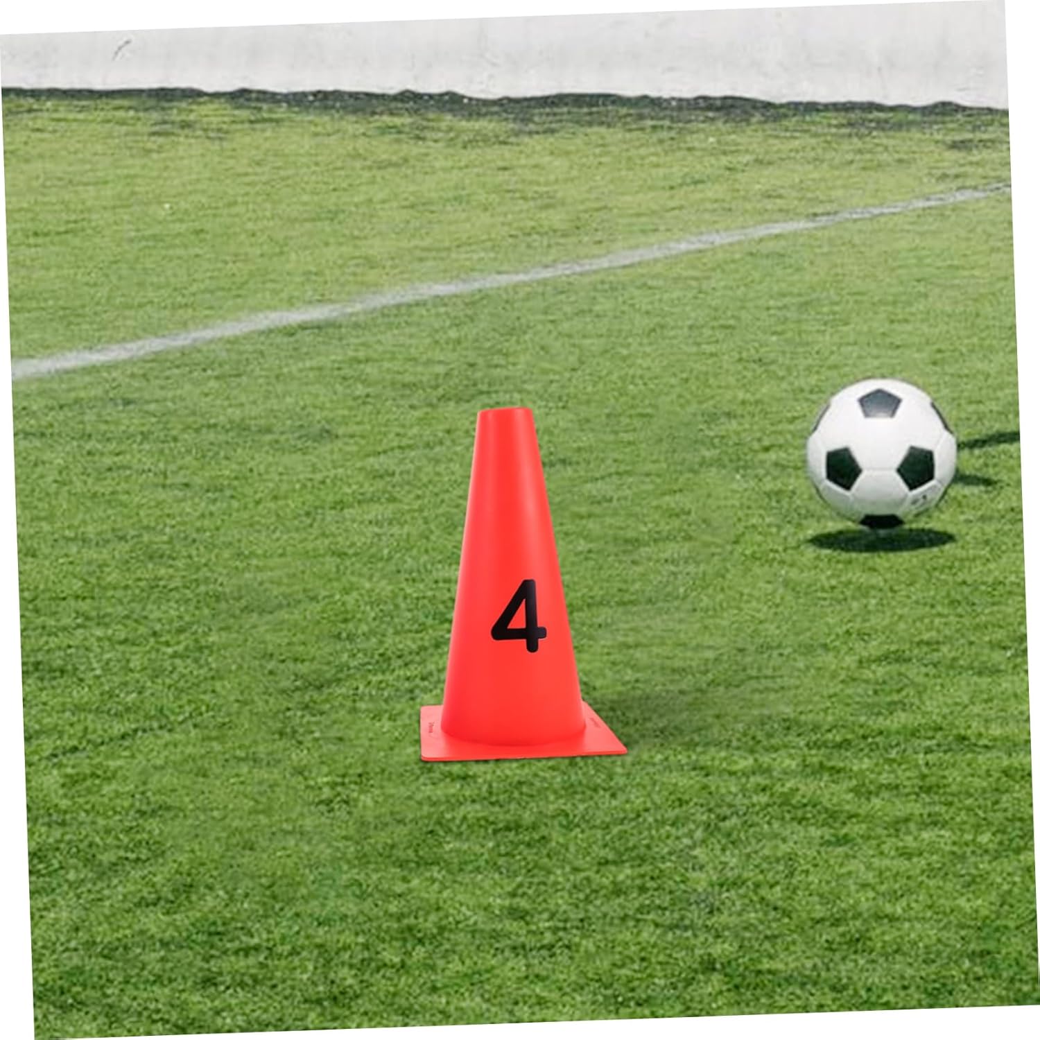 6pcs Soft Soccer Cones with Numbers for Agility Field Markers for Boy Girl and Adults for Soccer and Basketball Drills