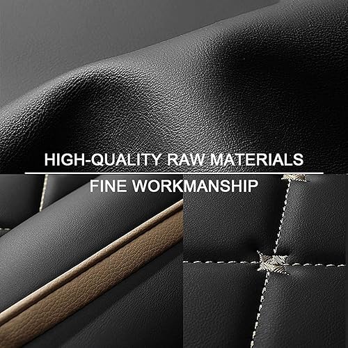 Miniatura 7 de Car Seat Cover 5-Seats, for Opel Astra G Astra H Astra J Mokka Insignia Ampera Andhra Zafira Karl Combo Vectra Zafira , Front And Rear Leather Seat