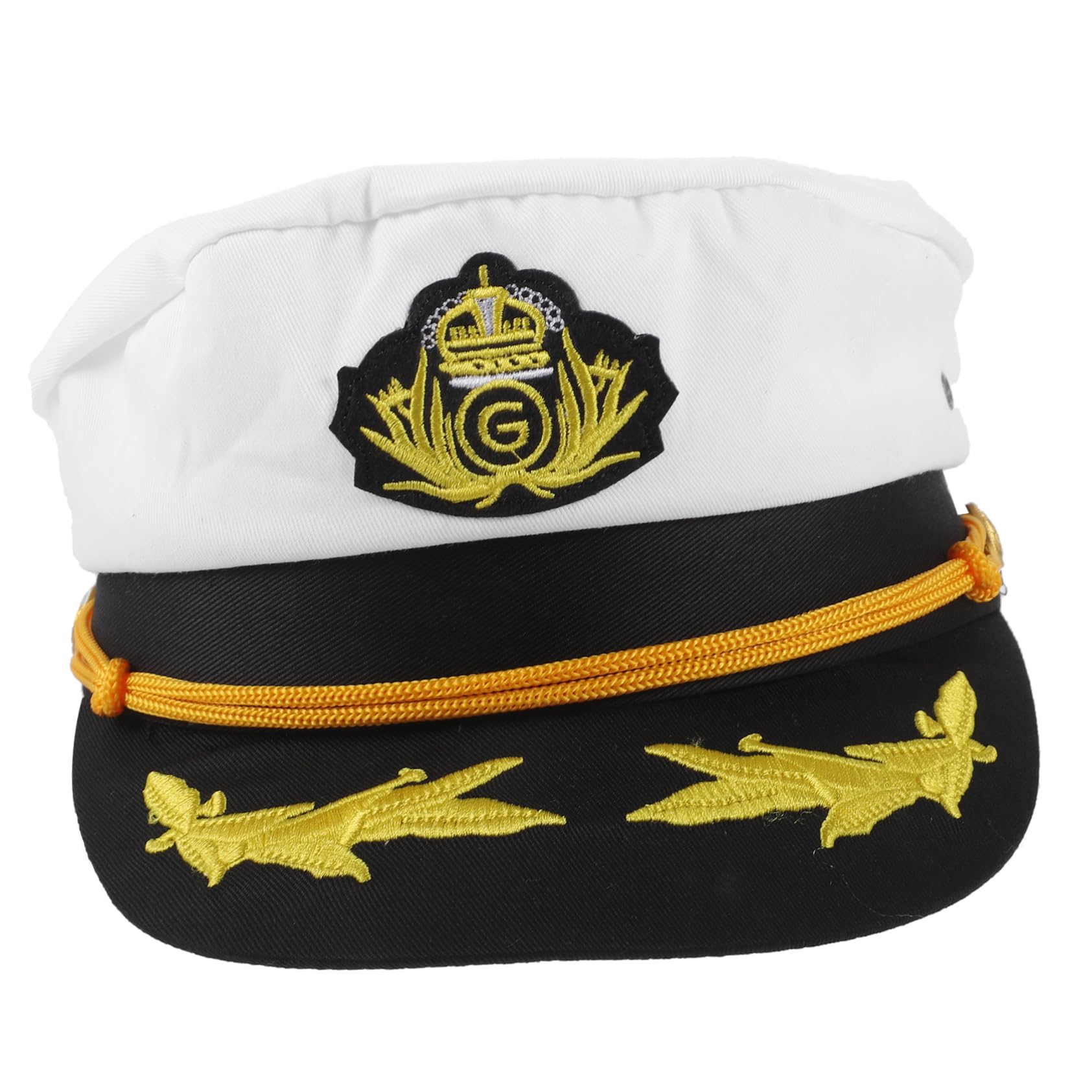 GALPADA 2piezas Sombrero De para Adultos Gorro De Cosplay Náutico Bordado Accesorio para Fiesta y Eventos Náuticos