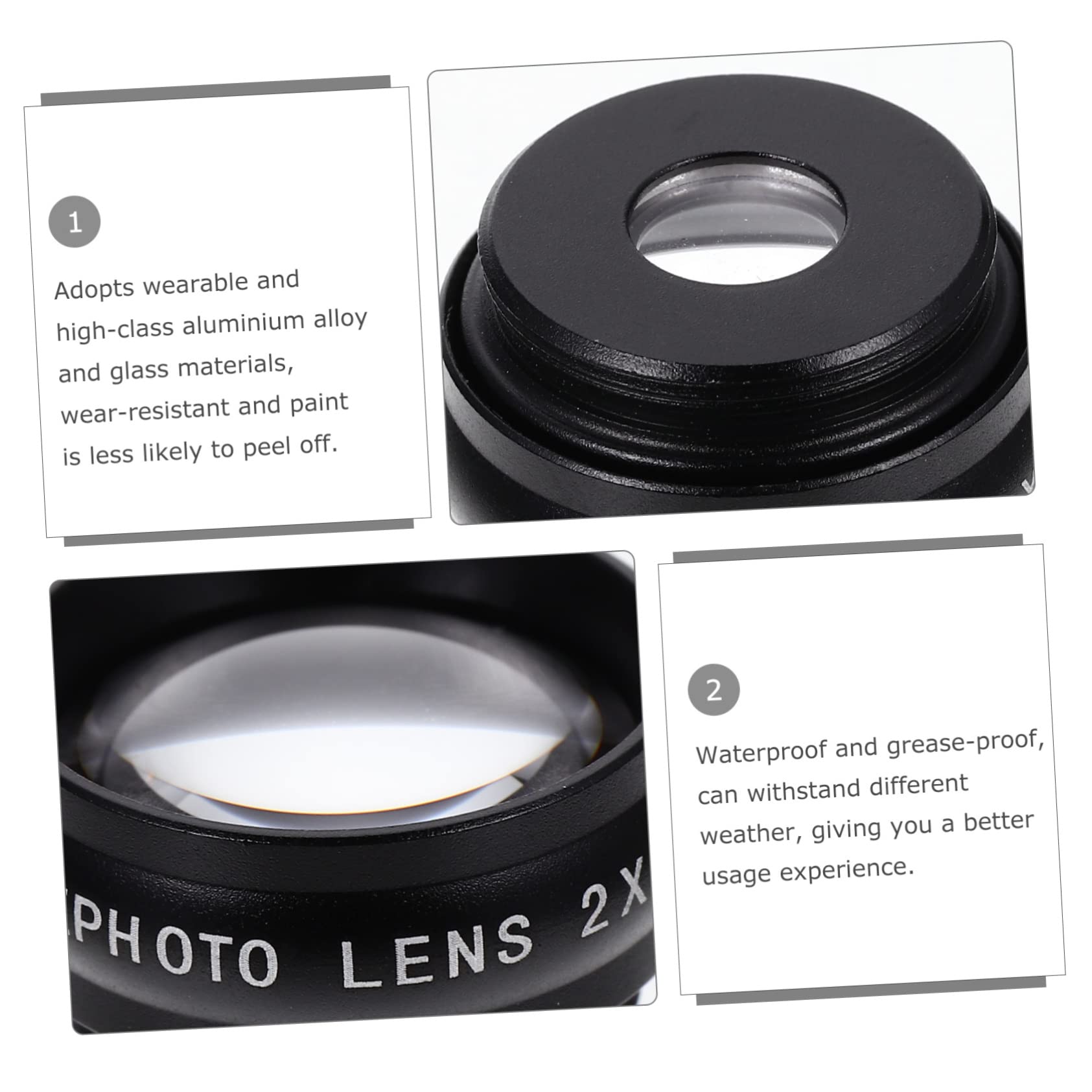 COLLBATH 2 Set 10 in 1 Di Obiettivi Per Fotocamera Del Telefono Macro Grandangolo Effetti Speciali Robusti Per La Fotografia Con Smartphone